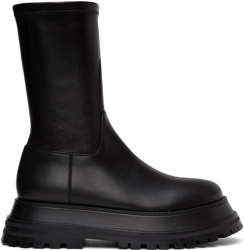 Burberry Black Hurr Ankle Boots
