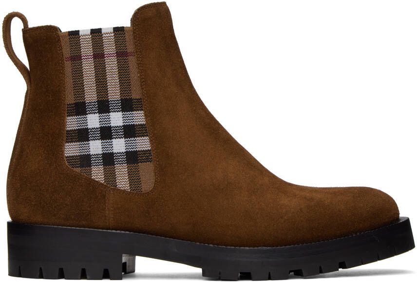 Burberry Brown Allostock Ankle Boots