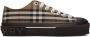 Burberry Brown Check Sneakers - Thumbnail 1