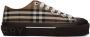 Burberry Brown Check Sneakers - Thumbnail 1
