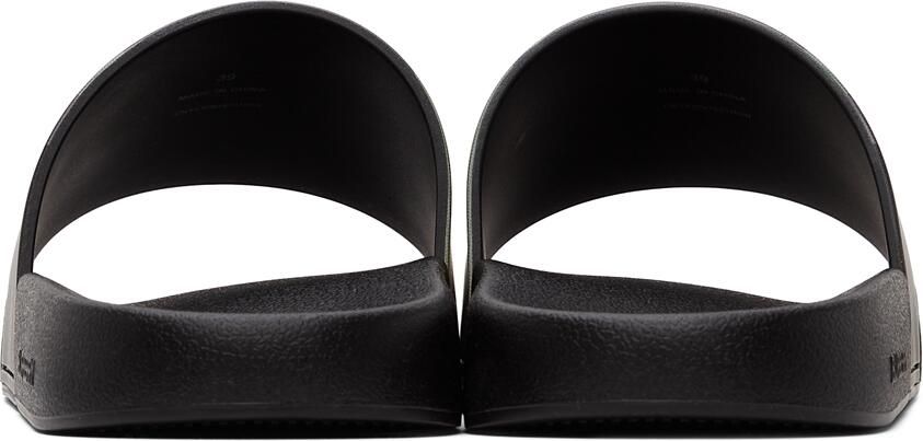 Burberry Beige & Black Camouflage Print Slides - Picture 2