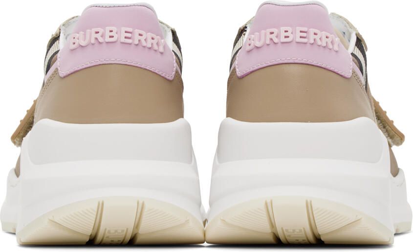 Burberry Beige Check Sneakers