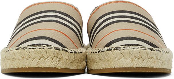 Burberry Beige Icon Stripe Alport Espadrilles - Picture 3