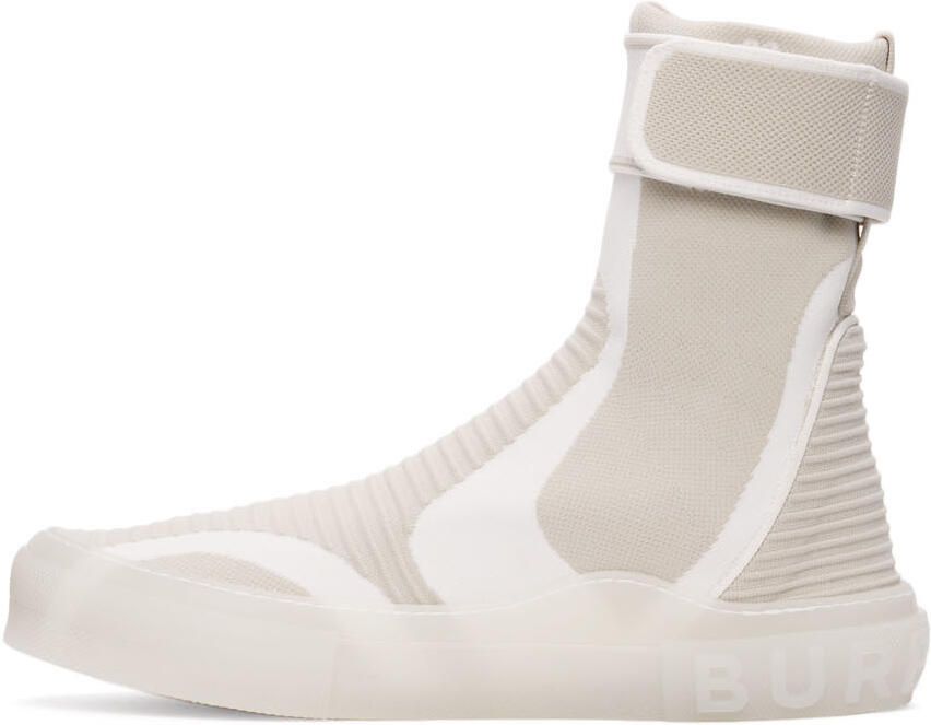 Burberry Beige Sub High Top Sneakers - Picture 3