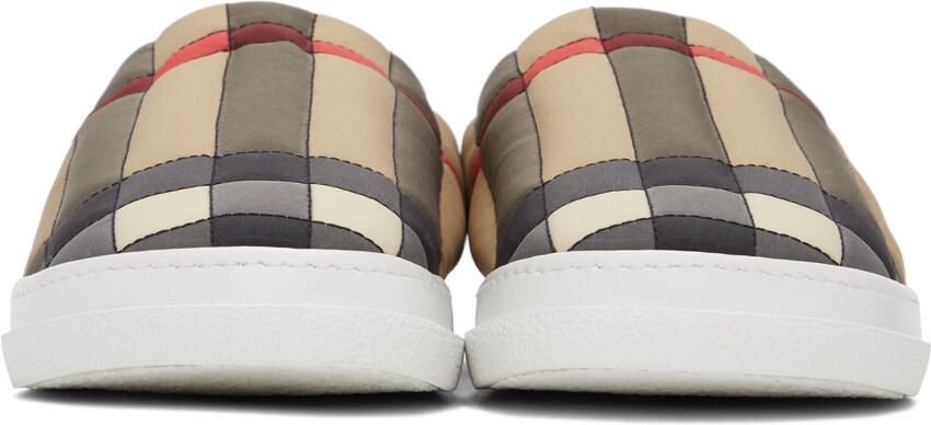 Burberry Beige Vintage Check Slippers - Picture 3