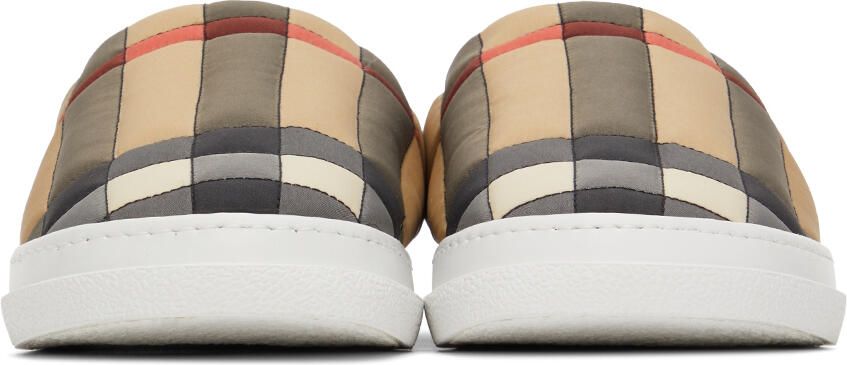 Burberry Beige Vintage Check Slippers - Picture 5