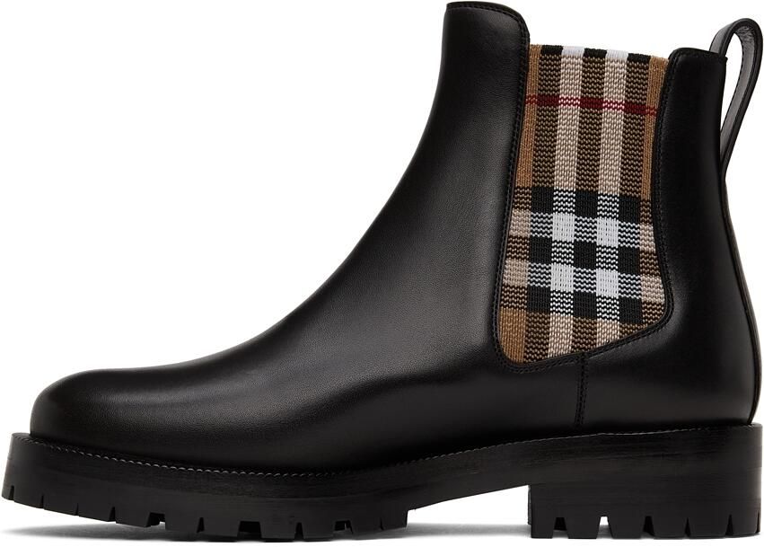 Burberry Black Allostock Ankle Boots - Picture 2