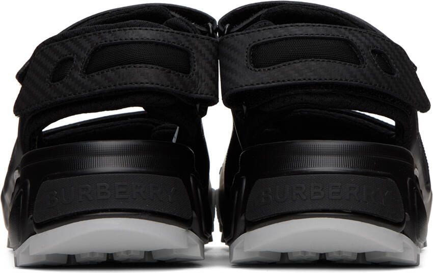 Burberry Black Arthur Sandals