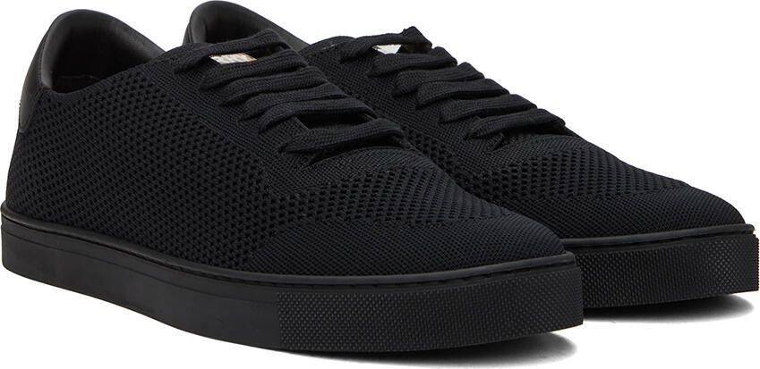 Burberry Black Check Sneakers - Picture 2