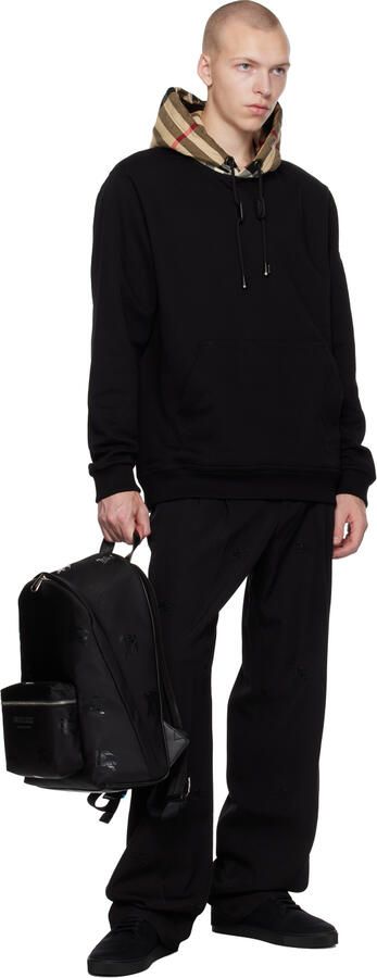 Burberry Black Check Sneakers - Picture 3