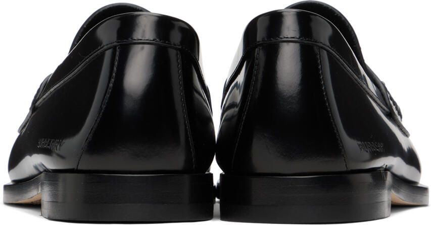 Burberry Black Coin Detail Loafers
