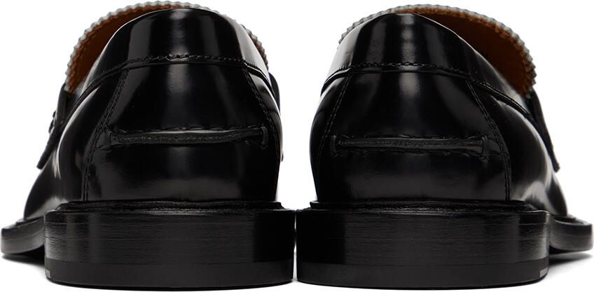 Burberry Black Croftwood Penny Loafers
