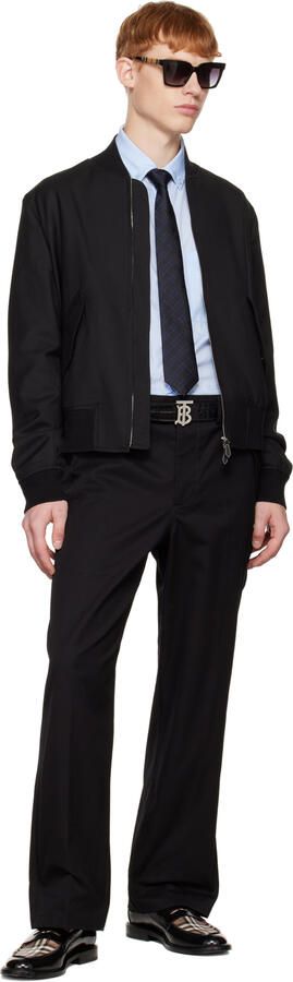 Burberry Black Croftwood Penny Loafers - Picture 4