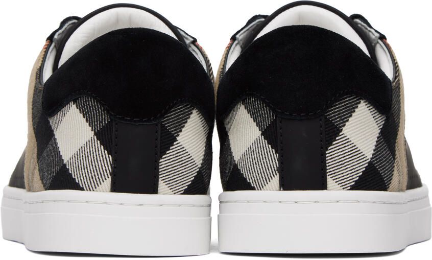 Burberry Black House Check Sneakers