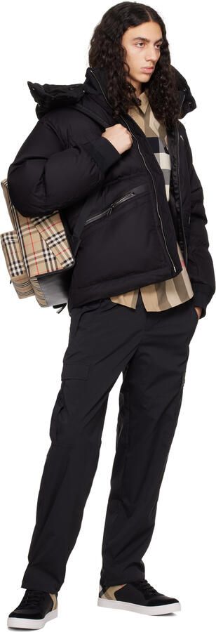 Burberry Black House Check Sneakers - Picture 4