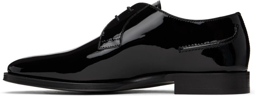 Burberry Black Leather Derbys - Picture 3