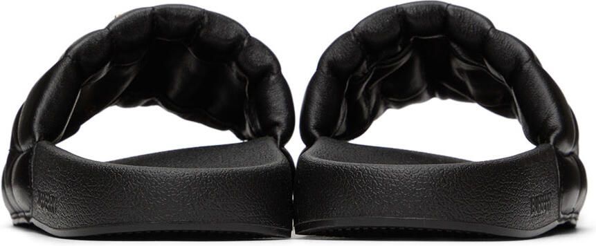 Burberry Black Monogram Motif Slides