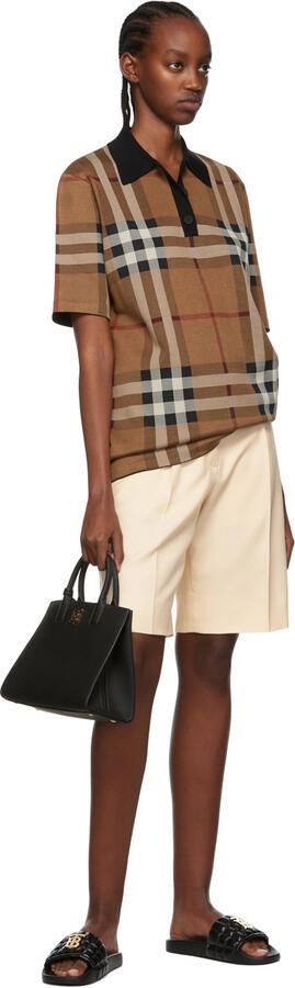 Burberry Black Monogram Motif Slides - Picture 4