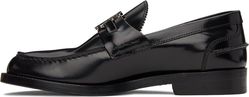 Burberry Black Motif Loafers - Picture 3