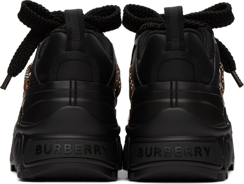 Burberry Black Paneled Sneakers