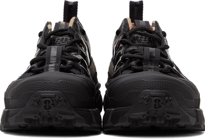 Burberry Black Patent Arthur Sneakers