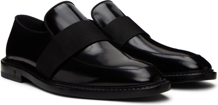 Burberry Black Ribbon Detail Loafers - Picture 2