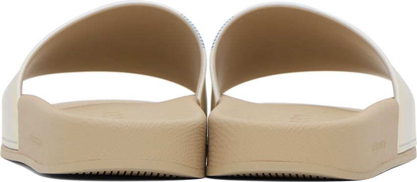 Burberry Blue Check Slides