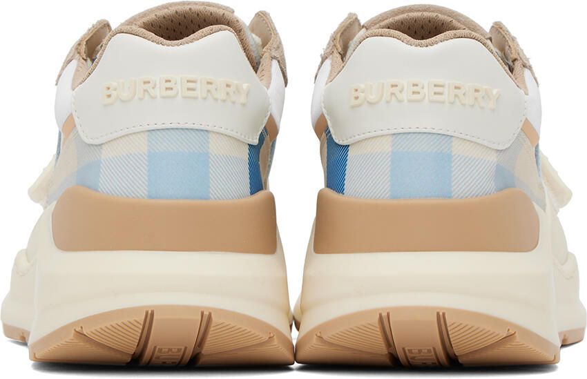 Burberry Blue Check Sneakers