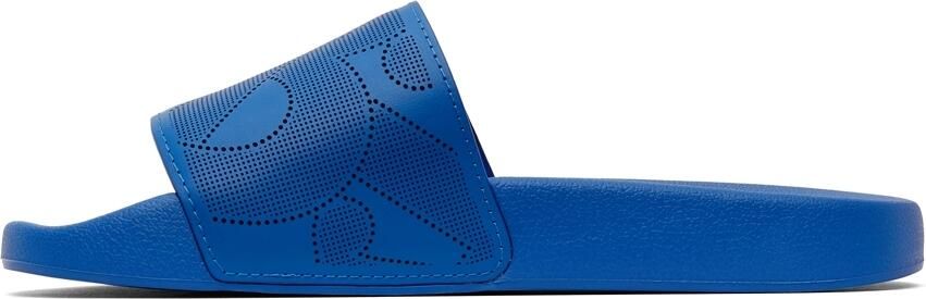 Burberry Blue Furley Slides - Picture 3