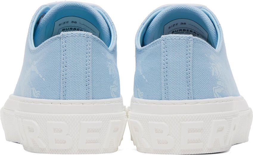Burberry Blue Lace-Up Sneakers