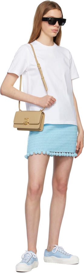 Burberry Blue Lace-Up Sneakers - Picture 4