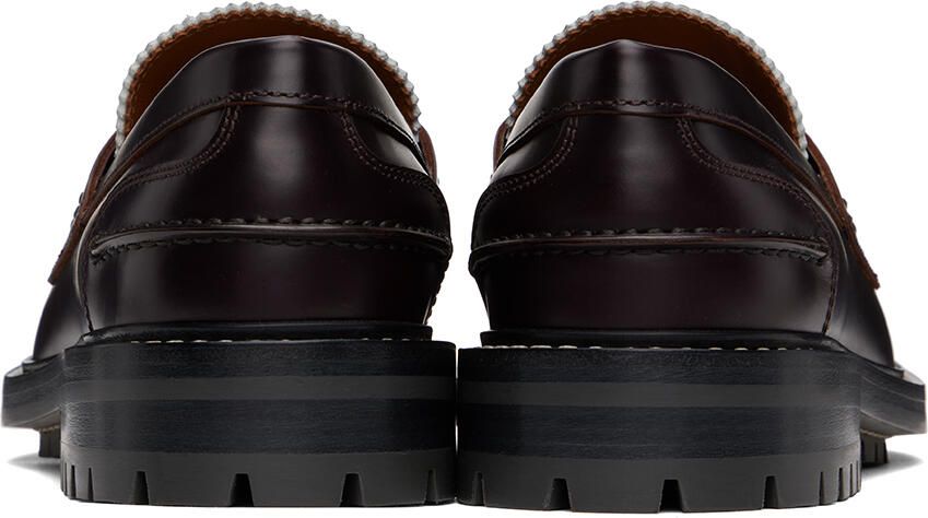 Burberry Brown Vintage Check Loafers