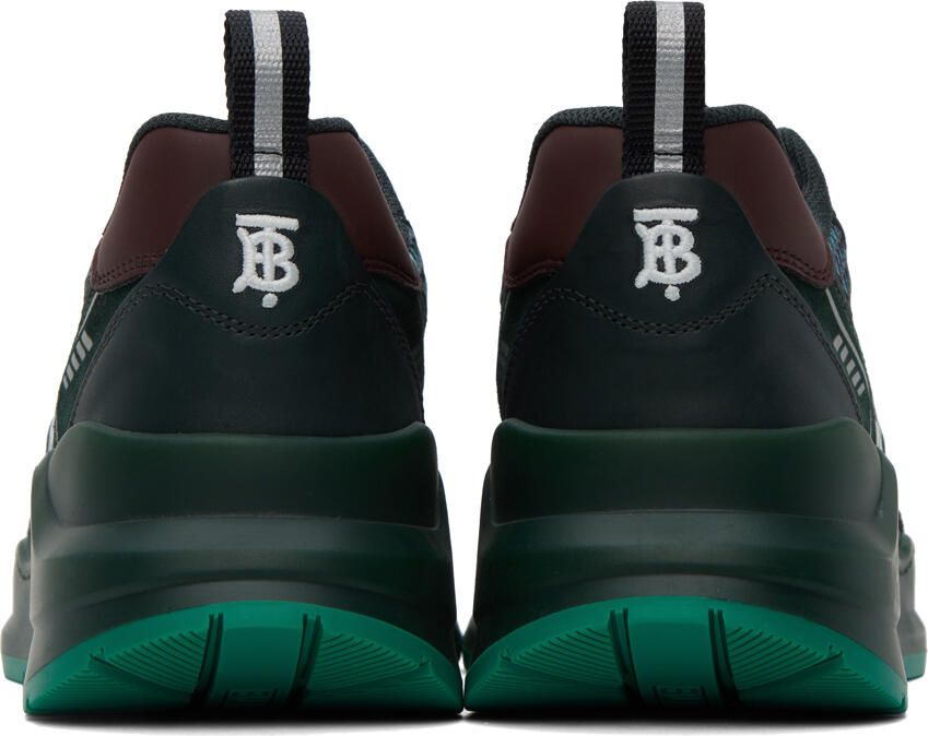 Burberry Green Embossed Sneakers