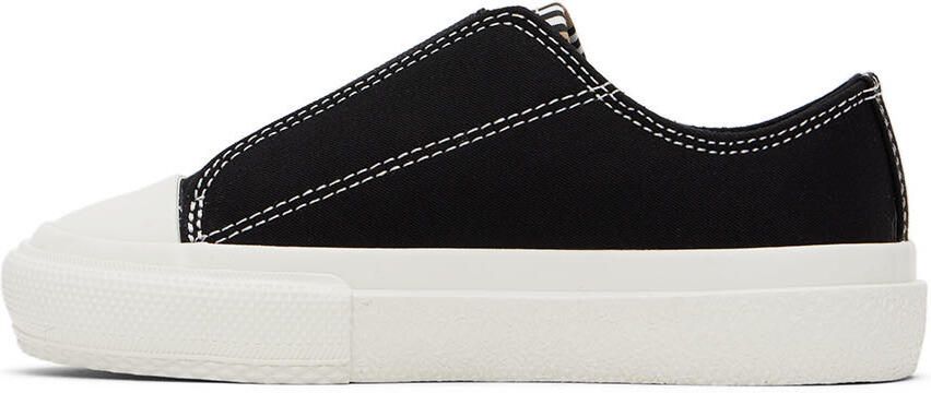 Burberry Kids Black Icon Stripe Logo Slip-on Sneakers - Picture 3