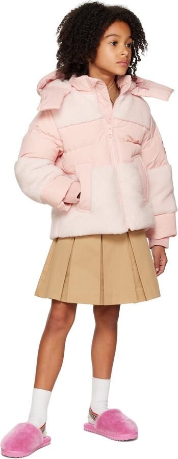 Burberry Kids Pink Litherton Sandals - Picture 3