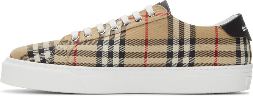 Burberry Leather Archive Low Sneakers - Picture 4