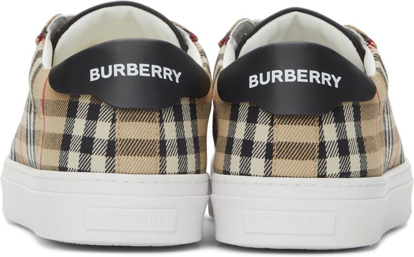 Burberry Leather Archive Low Sneakers - Picture 2