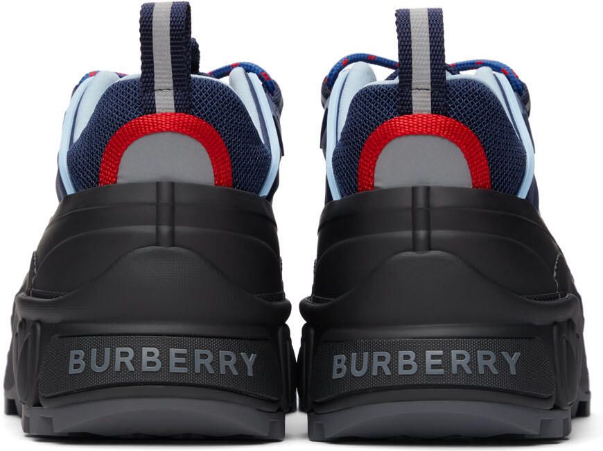 Burberry Navy & Black Two-Tone Arthur Sneakers