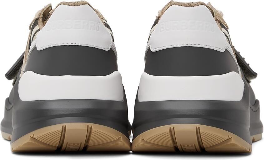 Burberry Tan & Grey Ramsey Sneaker - Picture 2