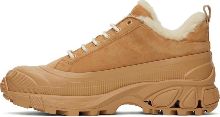 Burberry Tan Arthur Sneakers - Picture 3