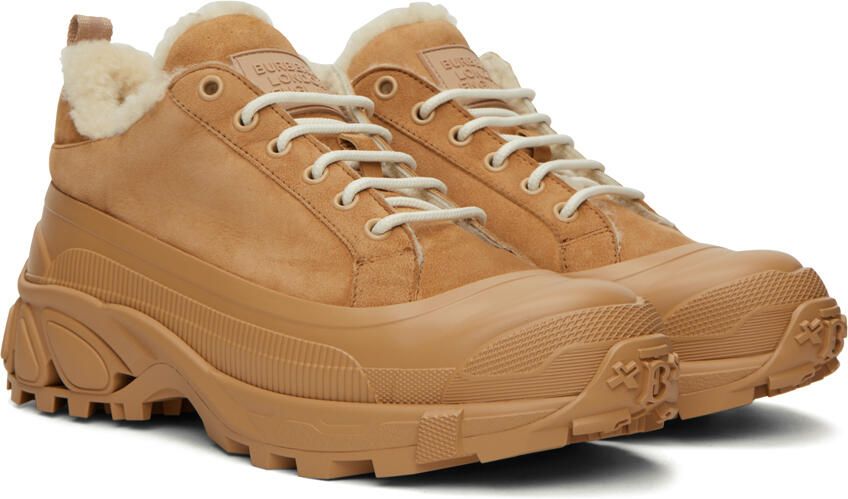 Burberry Tan Arthur Sneakers - Picture 2