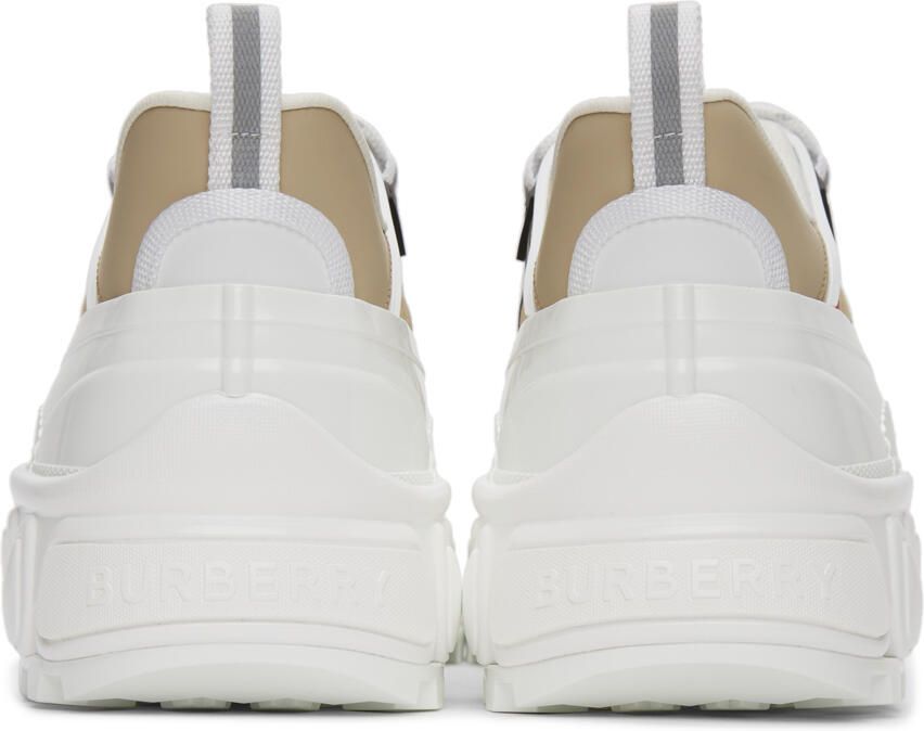 Burberry White Check Arthur Sneakers