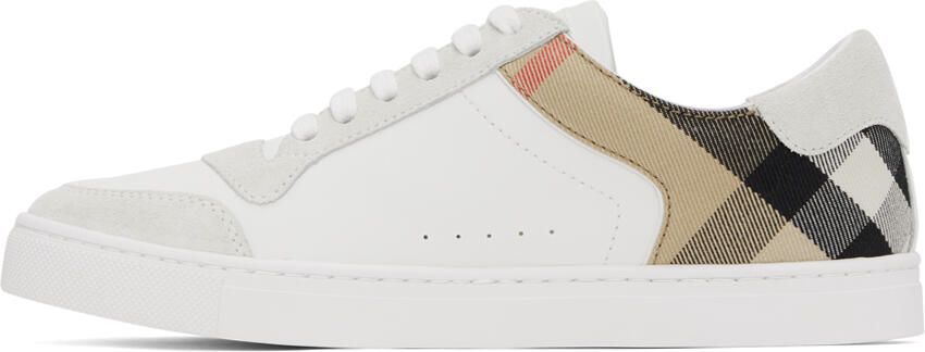 Burberry White House Check Sneakers - Picture 3
