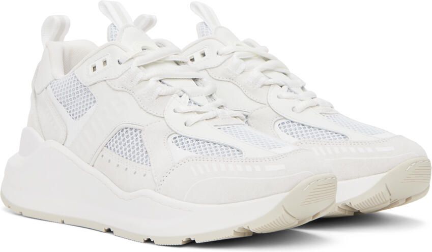 Burberry White Sean Sneakers - Picture 2