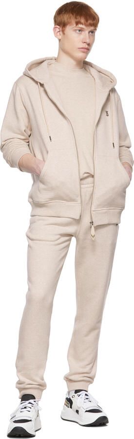 Burberry White Vintage Check Low-Top Sneakers - Picture 4