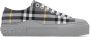 Burberry Gray Vintage Check Sneakers - Thumbnail 1