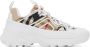 Burberry Kids Beige Check Sneakers - Thumbnail 1