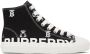 Burberry Kids Black Montage Print Sneakers - Thumbnail 1