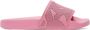 Burberry Pink Monogram Furley Slides - Thumbnail 1
