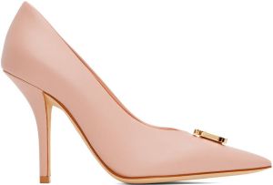 Burberry Pink Point-Toe Heels